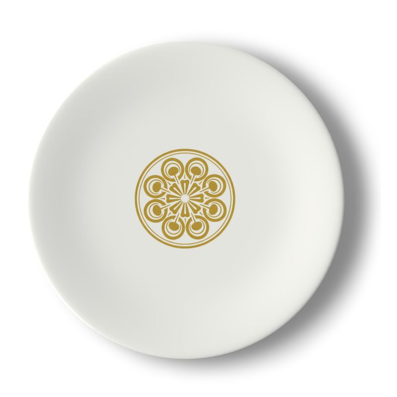 The Radiant Crest | Signature Fine China Dinner Plate