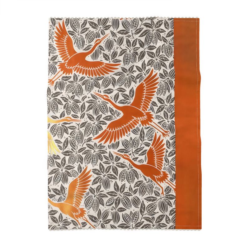 The Edo Cacao | Komon Crane Tea Towel